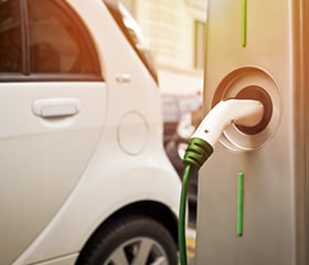 Can I charge my electric car on campus?